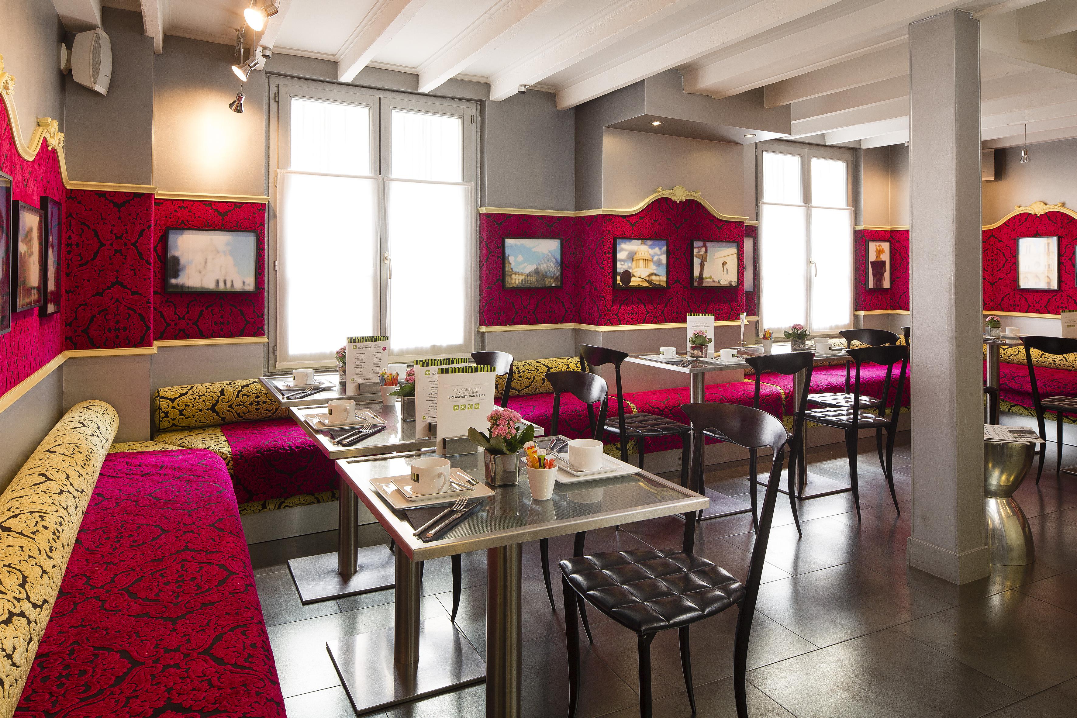 Hotel Design Sorbonne Paris Restaurang bild